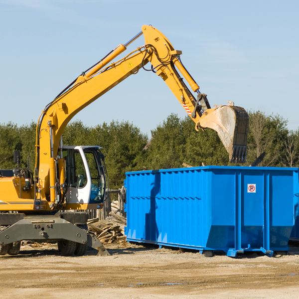 can i choose the location where the residential dumpster will be placed in Dairy